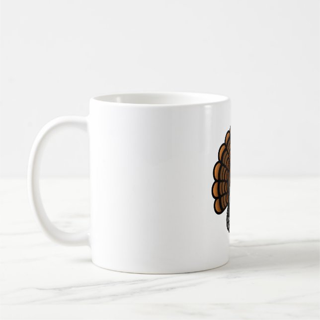 Chubby Wild Turkey Coffee Mug (Left)