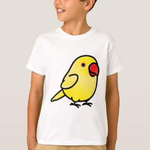 Chubby Yellow Lutino Indian Ringneck Parakeet - Fe T-Shirt
