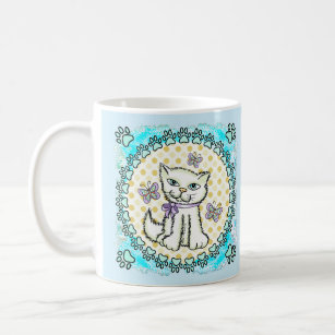 Chubs The Cat custom name Coffee Mug