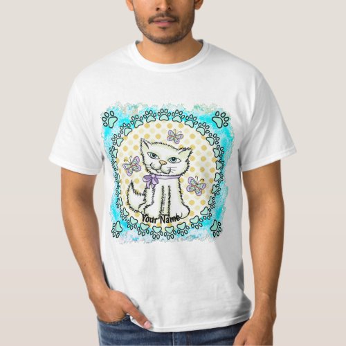 Chubs The Cat custom name T_Shirt