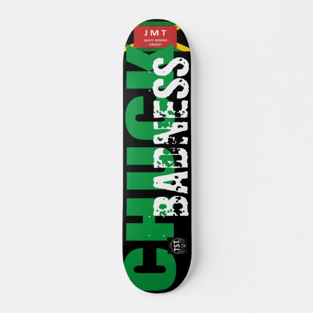 CHUCK BADNESS  OFFICIAL JMTJ7 3/4" Skateboard Deck (Front)