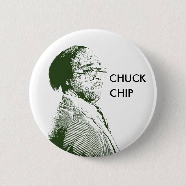 Chuck Chip Flair Pinback Button (Front)