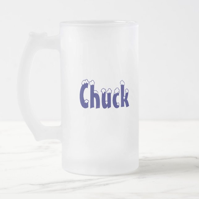 Chuck-Name Style-Frosted Mug (Left)