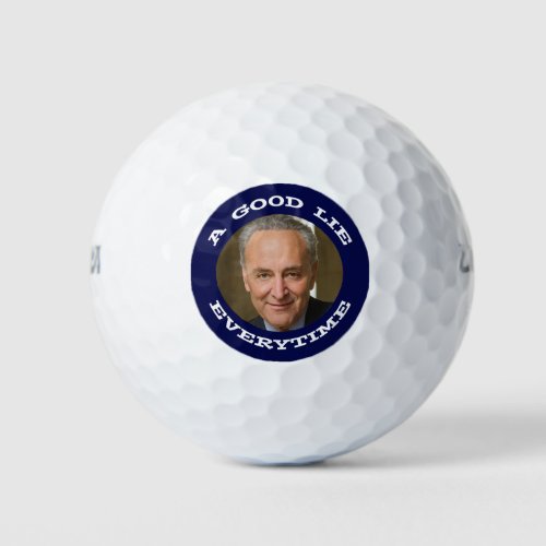 Chuck Schumer Good Lie Golf Balls