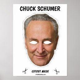 CHUCK SCHUMER Halloween Mask Poster