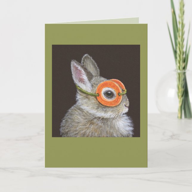 Chuck the bunny card (Front)