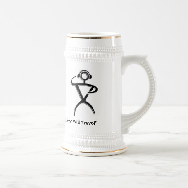 Chuck The DJ Maui Mobile Music Beer Stein (Right)