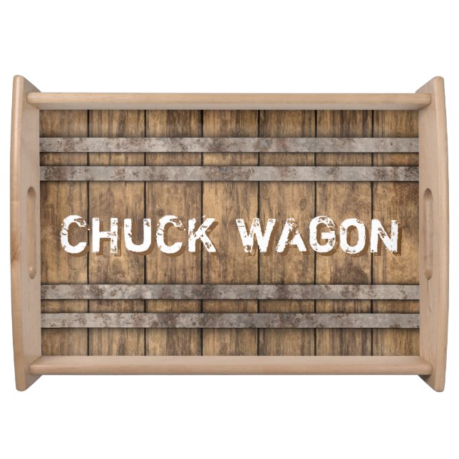 "Chuck Wagon" Serving Tray (Front)