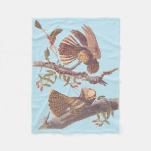 Chuck Will's Widow Nightjar with Coral Snake Fleece Blanket