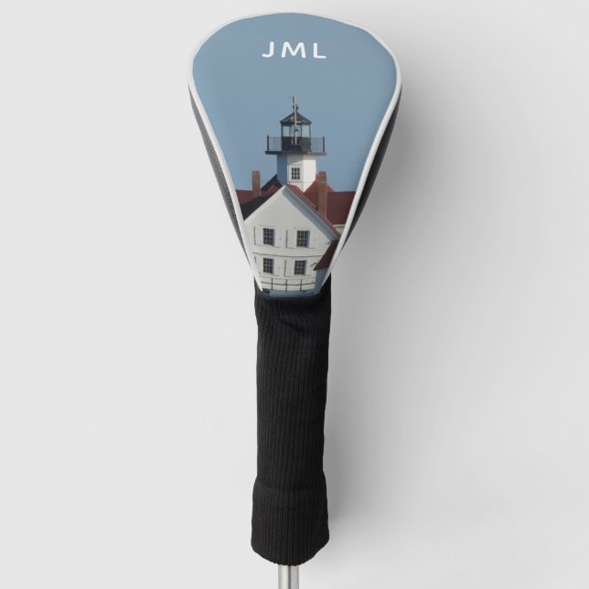 Chuckholds Maine Lighthouse Golf Head Cover (Front)
