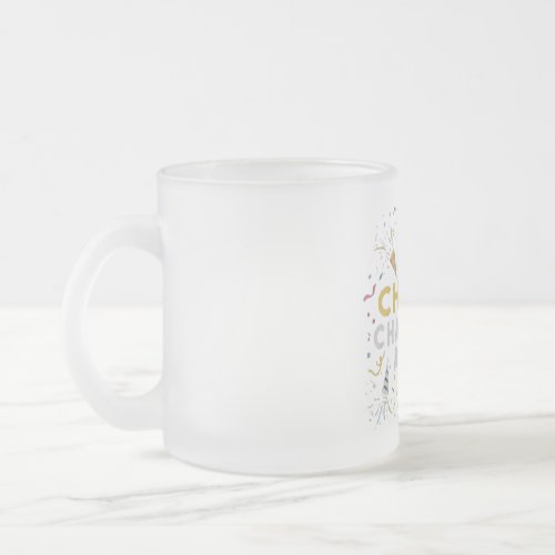 Chuckle Champions Always Frosted Glass Coffee Mug