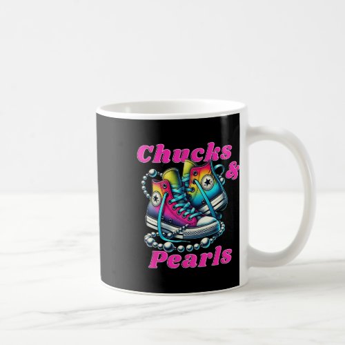 Chucks And Pearls  Coffee Mug