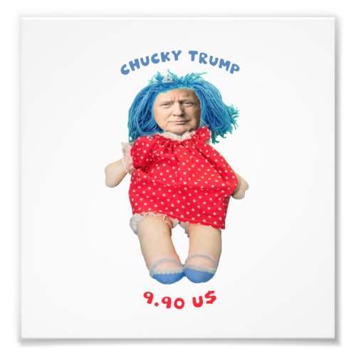Chucky Donald Trump Doll Photo Print