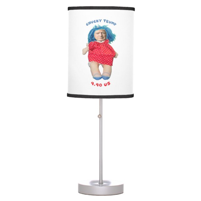 Chucky Donald Trump Doll Table Lamp (Front)