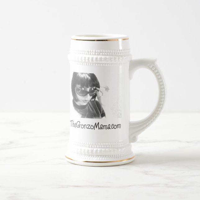 Chug-a-lug with The Gonzo Mama Beer Stein (Right)