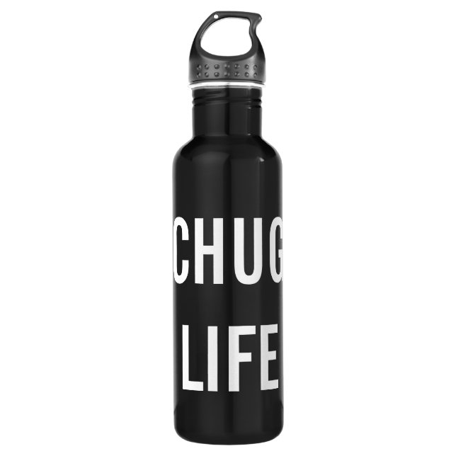 Chug life Customized #chuglife Stainless Steel Water Bottle (Front)