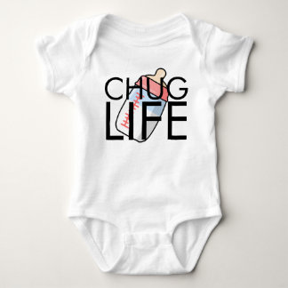 CHUG LIFE- Girls Bottle Baby Bodysuit