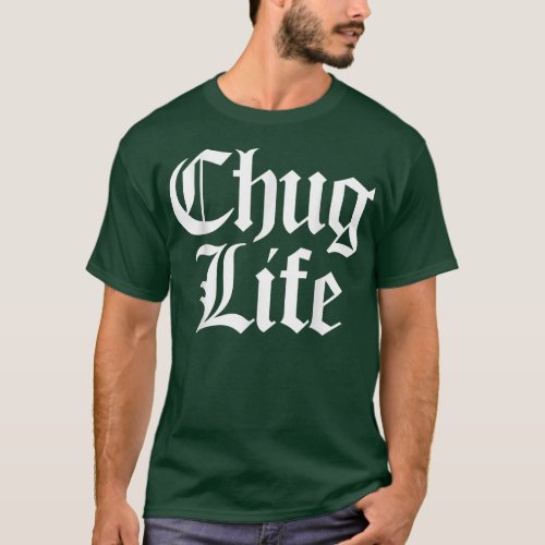 CHUG LIFE Heavy Metal Thrash Djent Guitarist Guita T_Shirt