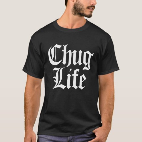 Chug Life Heavy Metal Thrash Djent Guitarist Guita T_Shirt