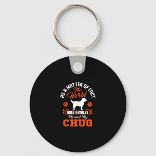 Chug Pughuahua Owner Dog Hybrid Lover Breeder Fur  Keychain