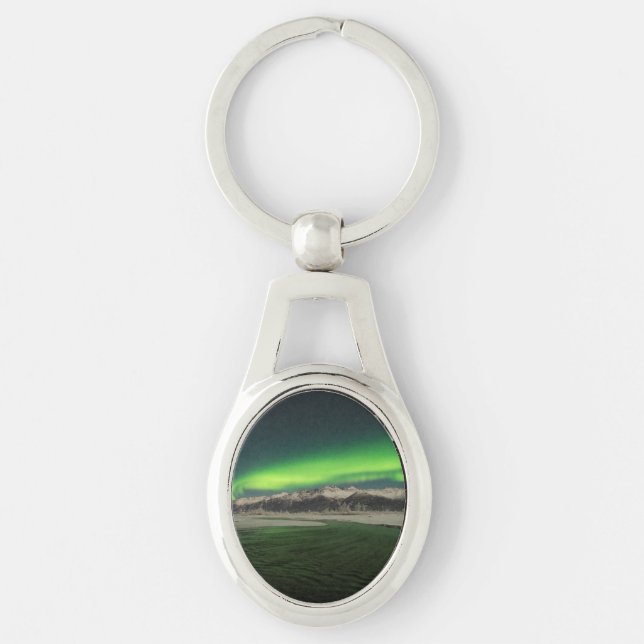 Chugach Aurora Keychain (Front)