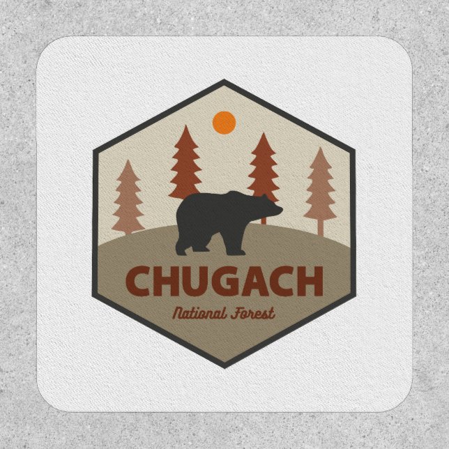 Chugach National Forest Alaska Bear Patch (Front)