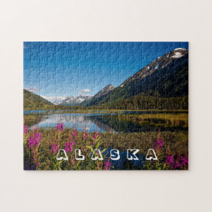 Chugach National Forest, Alaska, Scenic Photo Jigsaw Puzzle