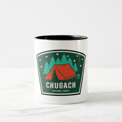 Chugach National Forest Camping Two_Tone Coffee Mug