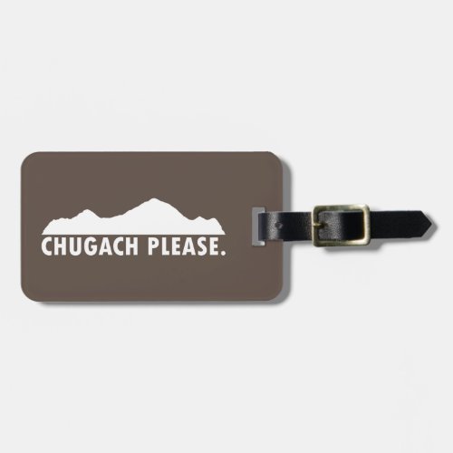 Chugach Please Luggage Tag
