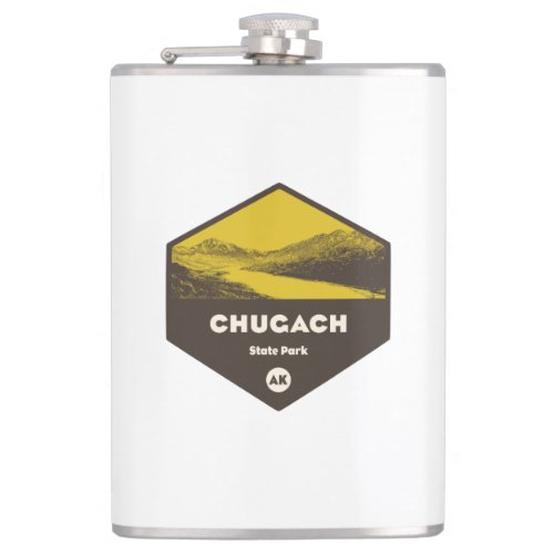 Chugach State Park Alaska Flask