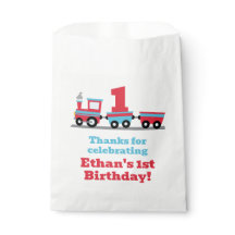 Chugga Chugga Choo Choo Train Party Favor Bags