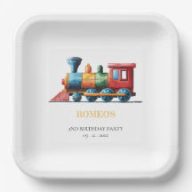 Chugga Chugga Choo Choo Vintage Train 2nd Birthday