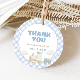 Chugga Chugga Train Birthday Favor Tags