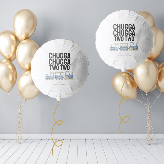 Chugga Chugga Two Two | 2nd Birthday | Balloons (Creator Uploaded)
