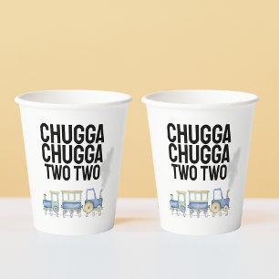 Chugga Chugga Two Two 2nd Birthday Cups (2)
