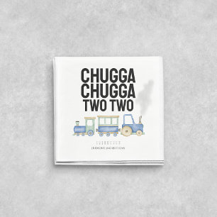Chugga Chugga Two Two 2nd Birthday Napkins