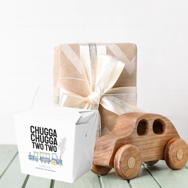 Chugga Chugga Two Two | 2nd Birthday | Takeout Box (Creator Uploaded)