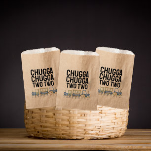 Chugga Chugga Two Two Birthday Favor Bags