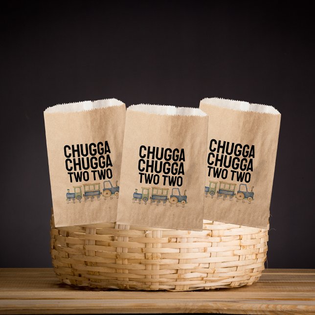 Chugga Chugga Two Two | Birthday | Favor Bags (Creator Uploaded)