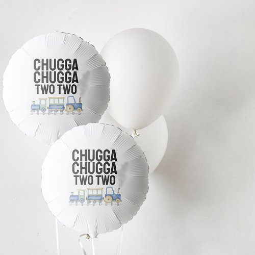 Chugga Chugga Two Two  Birthday  Party Balloon