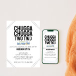 Chugga Chugga Two Two | Kids Birthday Invite<br><div class="desc">All text is customizable to match your occasion perfectly ↣ just click the 'Personalize' button! Make sure to shop the full collection for all your party needs! This invite is available in printable AND digital options.</div>