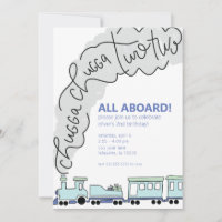 Chugga Chugga Two Two Train Second Birthday Party