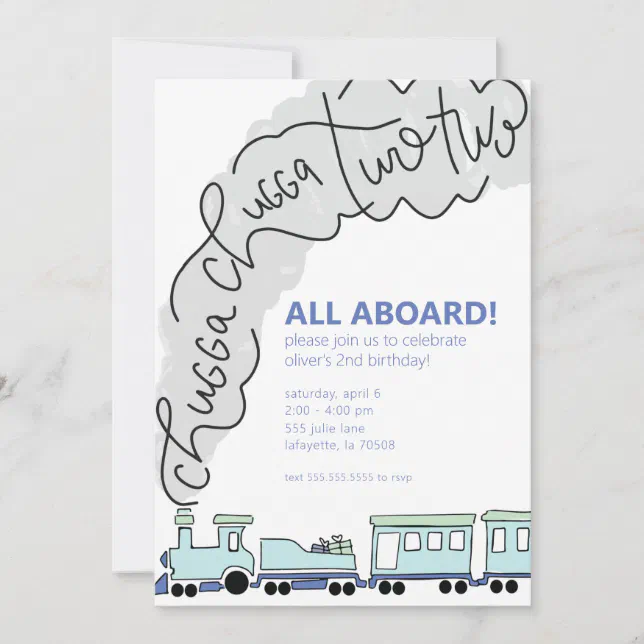 chugga-chugga-two-two-train-second-birthday-party-invitation-zazzle for Chugga Chugga Two Two Free Printable Chugga Chugga Two Two Train Second Birthday Party Invitation | Zazzle for Chugga Chugga Two Two Free Printable