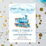 Chugga Two Two Choo Choo Train 2nd Birthday Party Invitation<br><div class="desc">This is a Chugga Two Two Choo Choo Train 2nd Birthday Party Invitation!</div>