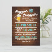 Chuggies & Huggies Baby Shower Invitation (Standing Front)