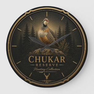 Chukar Partridge ,Art Large Clock