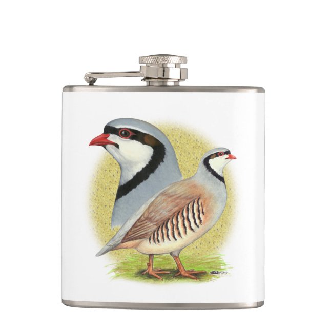 Chukar Partridge Combo Flask (Front)