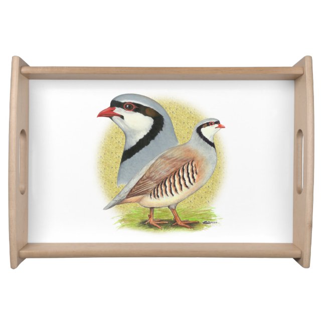 Chukar Partridge Combo Serving Tray (Front)