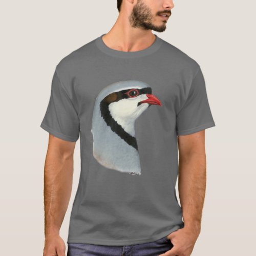 Chukar  Partridge Head T_Shirt