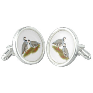 Chukar Partridge Pair Cufflinks